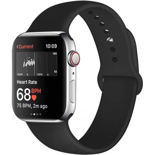  [아마존베스트]Kaome Compatible with Apple Watch Band 38mm 40mm 44mm 42mm,Soft Strap Sport Band for iWatch Series 4, Series 3, Series 2, and Series 1