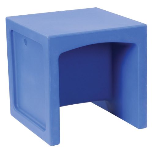  Kaplan Early Learning Company Cube Chair - Dark Blue