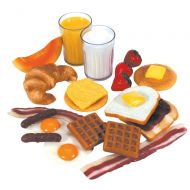 Kaplan Early Learning Company Life-size Pretend Play Breakfast Meal Set (22 Pieces)