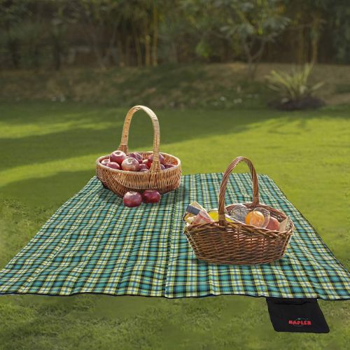  Kapler Waterproof Picnic Blanket for Tent，Outdoor Tent Rug Camping Beach Blanket, Portable/Foldable Picnic Rug for Camping/Trip/Sand Beach. ( 5 Sizes Options)