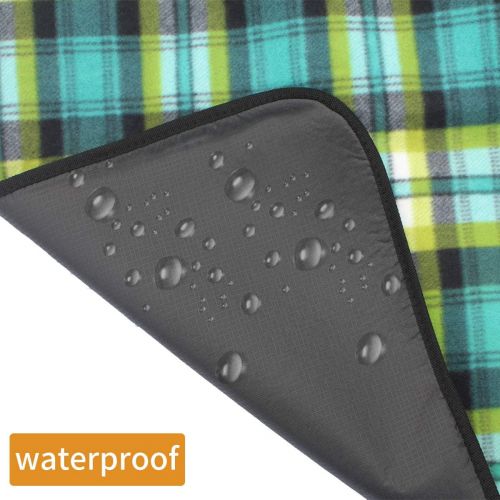  Kapler Waterproof Picnic Blanket for Tent，Outdoor Tent Rug Camping Beach Blanket, Portable/Foldable Picnic Rug for Camping/Trip/Sand Beach. ( 5 Sizes Options)