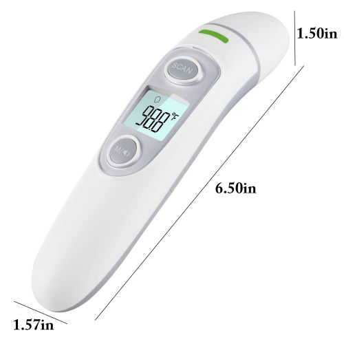  Infrarot Thermometer, Kapmore Digitalthermometer Professionelles Ohr Stirnthermometer