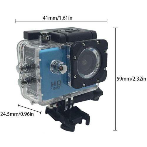  Kapokilly SJ4000 Sportkamera, Full HD 1080P Diving-Fahrrad-Action-Kamera, 2.0-Zoll-Recorder