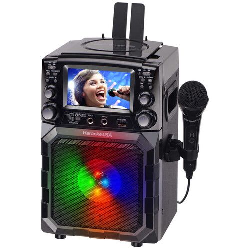  Karaoke USA GQ450 Karaoke System with CD+G Player and Bluetooth