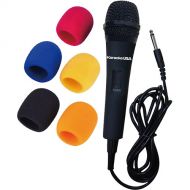 Karaoke USA M175 Dynamic Microphone with 5 Windscreens