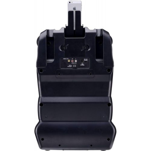 [아마존베스트]Karaoke USA GF920 Outdoor Portable Professional Bluetooth Karaoke Machine and PA System with Rechargeable Lithium Battery