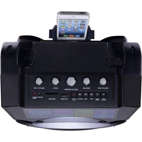  [아마존베스트]Karaoke USA Complete Wi-Fi Bluetooth Karaoke Machine with 9-Inch Touch Screen (WK849)