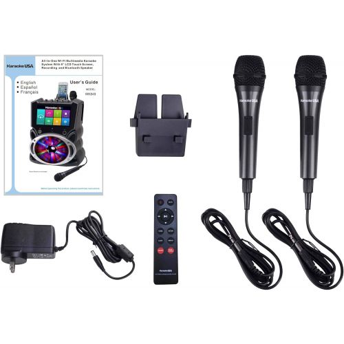  [아마존베스트]Karaoke USA Complete Wi-Fi Bluetooth Karaoke Machine with 9-Inch Touch Screen (WK849)