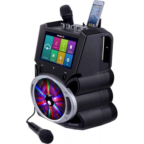  [아마존베스트]Karaoke USA Complete Wi-Fi Bluetooth Karaoke Machine with 9-Inch Touch Screen (WK849)