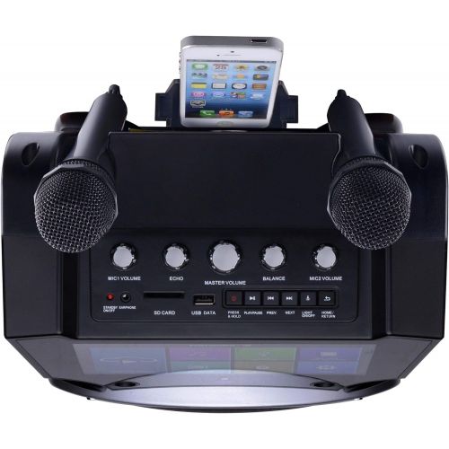  [아마존베스트]Karaoke USA Complete Wi-Fi Bluetooth Karaoke Machine with 9-Inch Touch Screen (WK849)