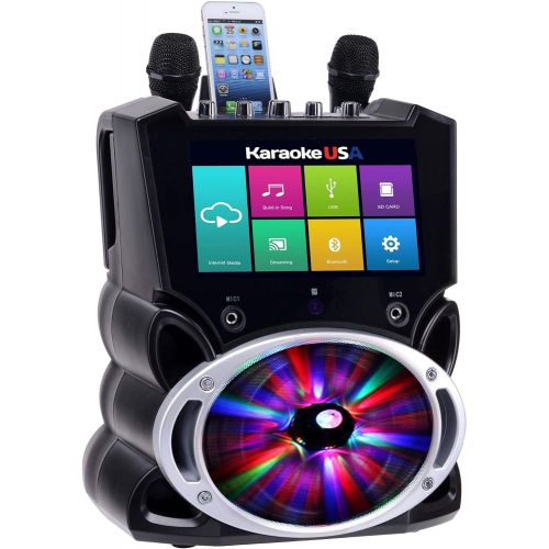  [아마존베스트]Karaoke USA Complete Wi-Fi Bluetooth Karaoke Machine with 9-Inch Touch Screen (WK849)