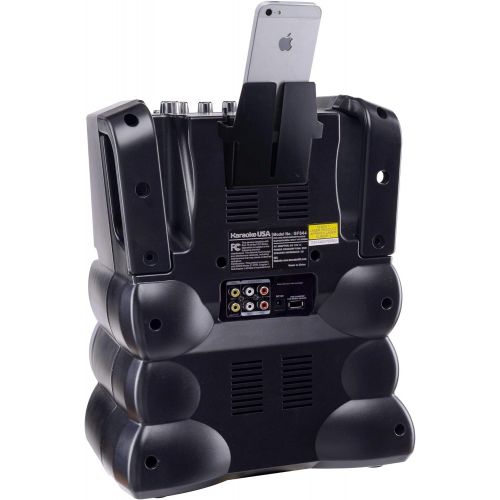  [아마존베스트]Karaoke USA Karaoke System - Portable, Black (GF844)