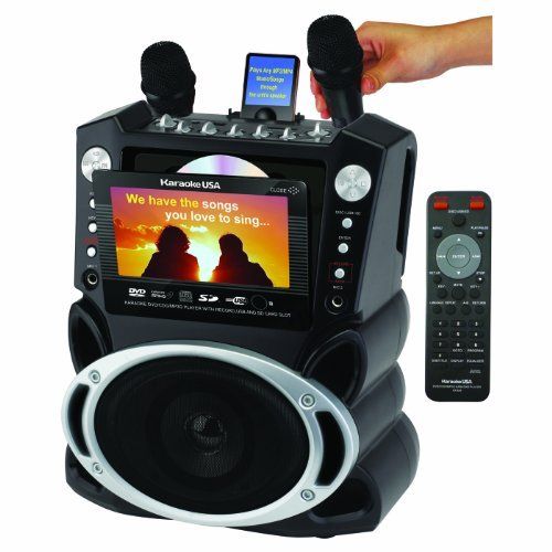  [아마존베스트](OLD MODEL) Karaoke USA Karaoke System with 7-Inch TFT Color Screen and Record Function (GF829)