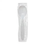 Karat U3522W 5.6 Poly-Wrapped Heavy-Weight Disposable Soup Spoon, White (Pack of 1000)