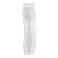 Karat U3532W 5.6 Poly-Wrapped Heavy-Weight Disposable Soup Spoon, White (Pack of 1000)