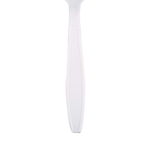  Karat U3532W 5.6 Poly-Wrapped Heavy-Weight Disposable Soup Spoon, White (Pack of 1000)