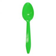 Karat U2008 (Green) 5 PP Medium-Weight Disposable Teaspoon, Green (Pack of 1000)