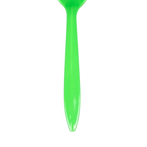  Karat U2008 (Green) 5 PP Medium-Weight Disposable Teaspoon, Green (Pack of 1000)