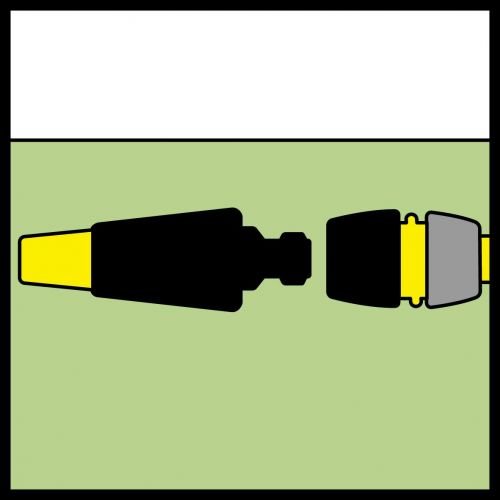  Karcher 2.645-197.0 Schlauchreparator (Universal) schwarz