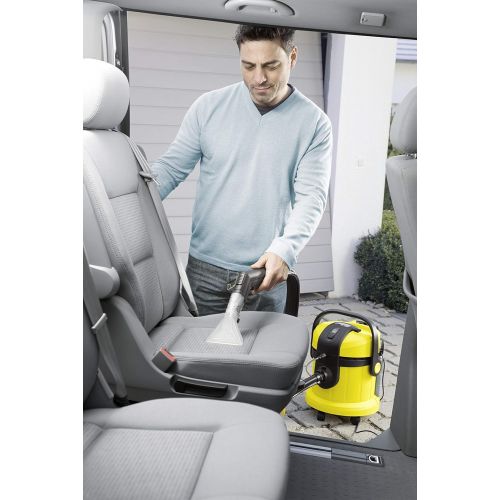  Karcher SE 4002 Waschsauger (2- in-1 intgerierter Spruehschlauch, extra Waschduese zur Polsterreinigung, 230 mm Arbeitsbreite, Spruehdruck 1 bar, Spruehmenge 1 l/min)