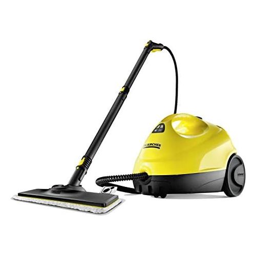  Karcher Dampfreiniger SC 2 EasyFix (Flachenleistung je Tankfuellung: ca. 75 m², Aufheizzeit: 6.5 min, leicht und kompakt, Zubehoeraufbewahrung, Parkposition, flexibles Duesengelenk, w