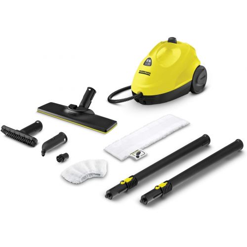  Karcher Dampfreiniger SC 2 EasyFix (Flachenleistung je Tankfuellung: ca. 75 m², Aufheizzeit: 6.5 min, leicht und kompakt, Zubehoeraufbewahrung, Parkposition, flexibles Duesengelenk, w