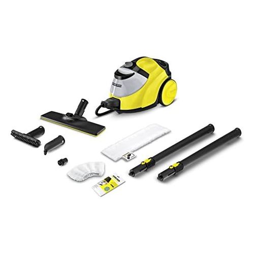  Karcher Dampfreiniger SC 5 EasyFix (Flachenleistung je Tankfuellung: ca. 150 m², Aufheizzeit: 3 min, Zuschaltung von Heisswasser, Tank permanent befuellbar und abnehmbar, Parkposition