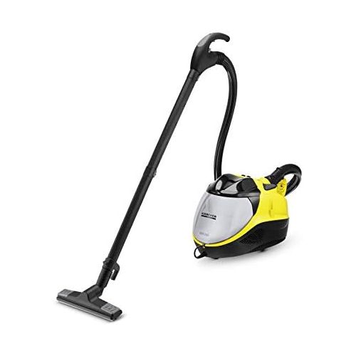  Karcher Dampfsauger SV 7 (Leistung: max. 2200 Watt, Aufheizzeit: 5 min, Dampfen Saugen und Trocknen in einem Arbeitsgang, mehrstufiges Filtersystem, fuer alle Hart- und Teppichboeden