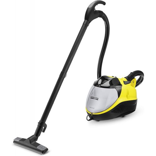  Karcher Dampfsauger SV 7 (Leistung: max. 2200 Watt, Aufheizzeit: 5 min, Dampfen Saugen und Trocknen in einem Arbeitsgang, mehrstufiges Filtersystem, fuer alle Hart- und Teppichboeden