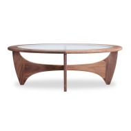 Kardiel Mid-Century Modern G-Plan Plywood Coffee Table, Walnut Wood