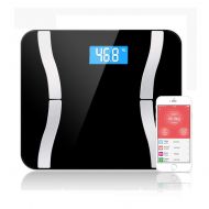 Kariwell Bluetooth Body Fat Scale,Smart Wireless Digital Bathroom Weight Scale Body Composition Analyzer Health Monitor,Mobile Devices Health Care for Body Weight, Fat, Water, BMI,