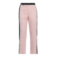 Karl Lagerfeld Satin bands wool trousers