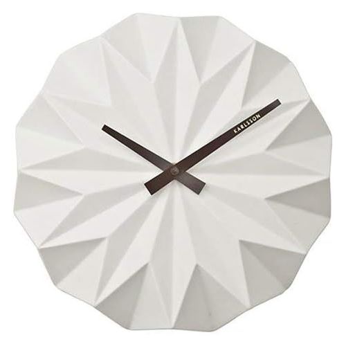  Karlsson Ceramic Origami White Wall Clock - KA5531WH