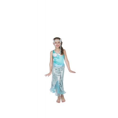  Karnival Costumes Mermaid Costume, Girls Princess Dress Crown, Kids