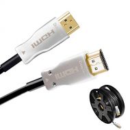 HDMI Fiber Optic Cable 65ft, Karono 4k 60Hz Fiber HDMI 2.0 Cable HDCP 2.2, HDR, 3D, ARC,1080P, 18Gbps Subsampling 4:4:4/4:2:2/4:2:0 Slim and Flexible HDMI Long Optical Cord 20m