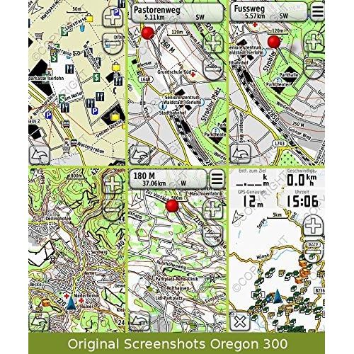  Kartenmanufaktur MK Dach V.19 - Outdoor Topo Karte passend fuer Garmin Navi - Perfekt zum Wandern, Geocachen, Bergsteigen und die Radtour