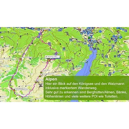  [아마존베스트]Kartenmanufaktur MK Europe V.21 - Professional Outdoor Topo Map Compatible with Garmin Devices - Complete Europe Map