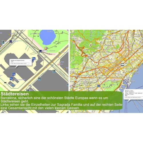  [아마존베스트]Kartenmanufaktur MK Europe Professional Outdoor Topo Map - Topographic Outdoor Leisure Map for Garmin GPS Navigation - for Hiking, Cycling, Hiking, Touring, Trekking, Geocaching, Sports & More