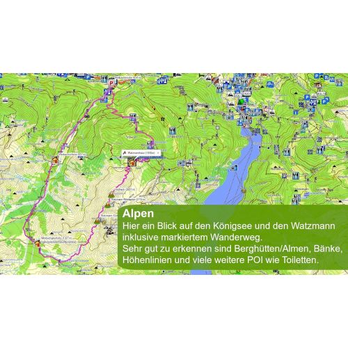  [아마존베스트]Kartenmanufaktur MK Europe Professional Outdoor Topo Map - Topographic Outdoor Leisure Map for Garmin GPS Navigation - for Hiking, Cycling, Hiking, Touring, Trekking, Geocaching, Sports & More