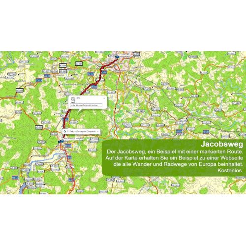 [아마존베스트]Kartenmanufaktur MK Europe Professional Outdoor Topo Map - Topographic Outdoor Leisure Map for Garmin GPS Navigation - for Hiking, Cycling, Hiking, Touring, Trekking, Geocaching, Sports & More
