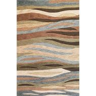 Kas Rugs KAS Oriental Rugs Milan Collection Breeze Area Rug, 33 x 53, Green