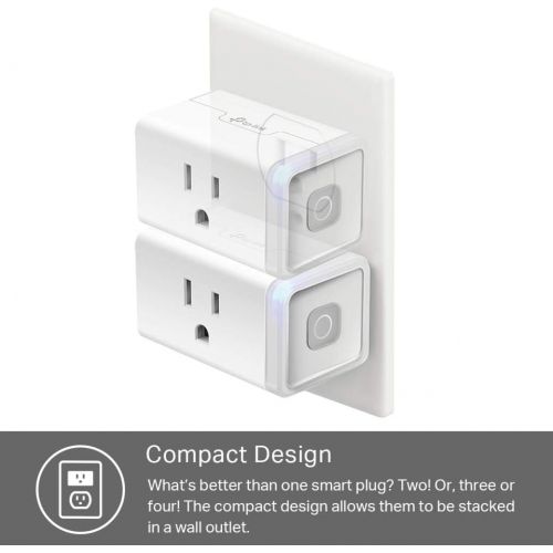  [아마존핫딜][아마존 핫딜] Kasa Smart WiFi Plug Lite by TP-Link (4-Pack) 12 Amp, Reliable Wifi Connection, No Hub Required, Works with Alexa Echo & Google Assistant (HS103P4) - White