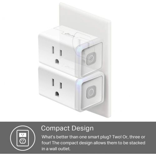  [아마존핫딜][아마존 핫딜] Kasa Smart WiFi Plug Lite by TP-Link -10 Amp & Reliable Wifi Connection, Compact Design, No Hub Required, Works With Alexa Echo & Google Assistant (HS103P3) - White