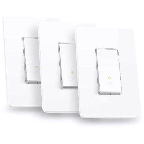  [아마존베스트]TP-LINK Kasa Smart WiFi Light Switch by TP-Link (3-Pack) Reliable WiFi Connection, Easy Installation Works with Alexa Echo & Google Assistant (HS200P3)