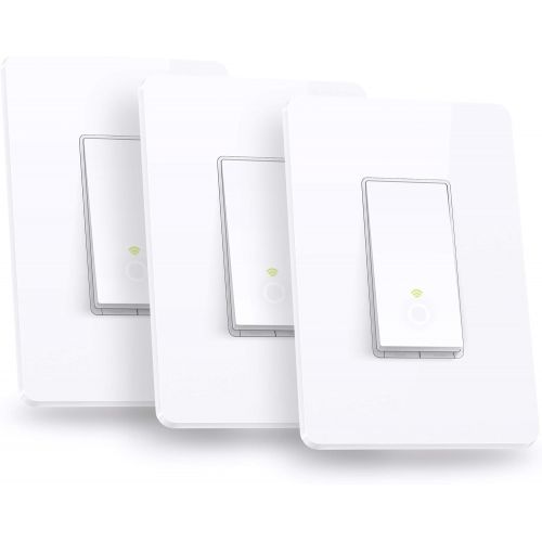  [아마존베스트]TP-LINK Kasa Smart WiFi Light Switch by TP-Link (3-Pack) Reliable WiFi Connection, Easy Installation Works with Alexa Echo & Google Assistant (HS200P3)