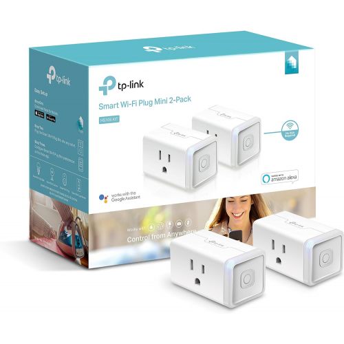  Kasa Smart WiFi Plug Mini by TP-Link  Smart Plug, No Hub Required, Works with Alexa and Google (HS105 KIT)