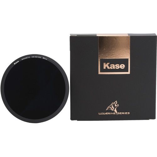  Kase Wolverine Magnetic ND1000 Solid Neutral Density 3.0 Filter with 95mm Lens Adapter Ring (10-Stop)