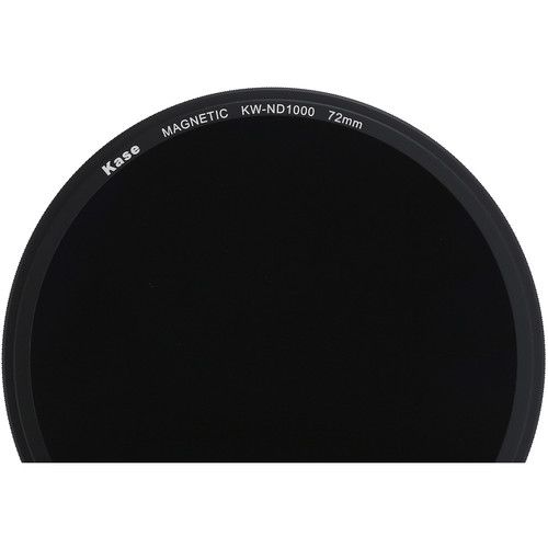  Kase Wolverine Magnetic ND1000 Solid Neutral Density 3.0 Filter with 72mm Lens Adapter Ring (10-Stop)