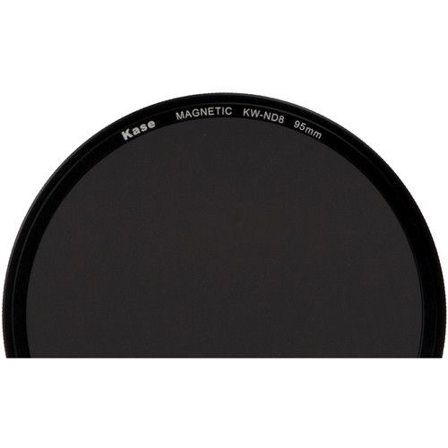  Kase Wolverine Magnetic ND8 Solid Neutral Density 0.9 Filter with 95mm Lens Adapter Ring (3-Stop)