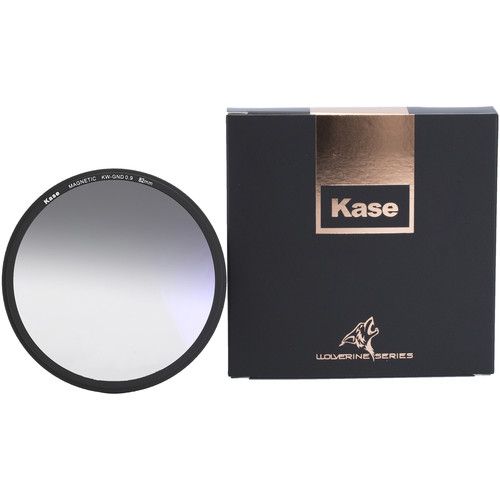  Kase Wolverine Magnetic Soft-Edge Graduated Neutral Density 0.9 Filter with 82mm Lens Adapter Ring (3-Stop)